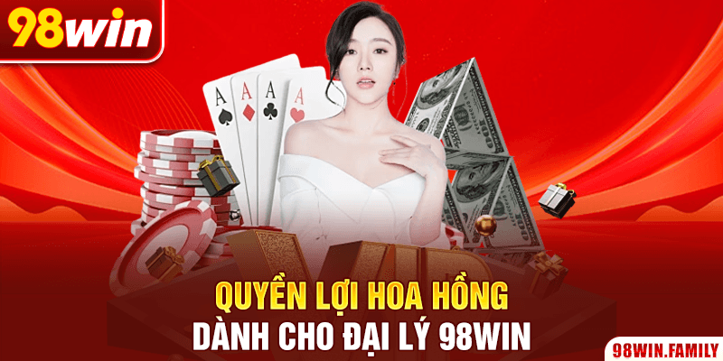 Quyền lợi hoa hồng dành cho đại lý 98WIN